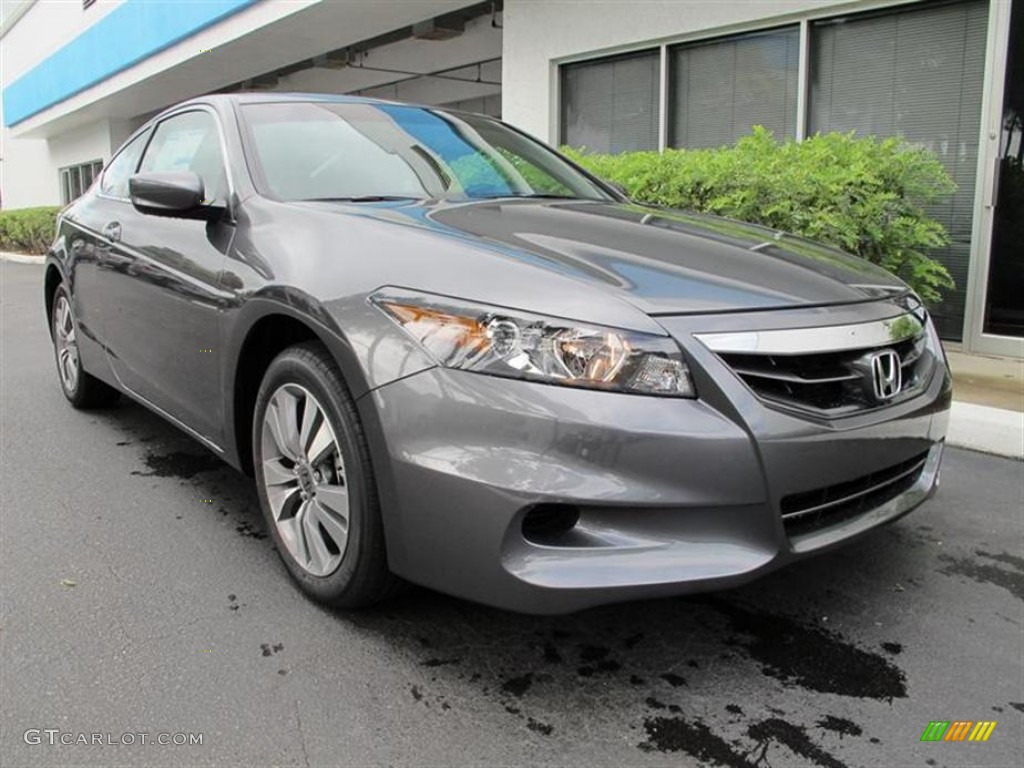 2012 Accord EX Coupe - Polished Metal Metallic / Black photo #1