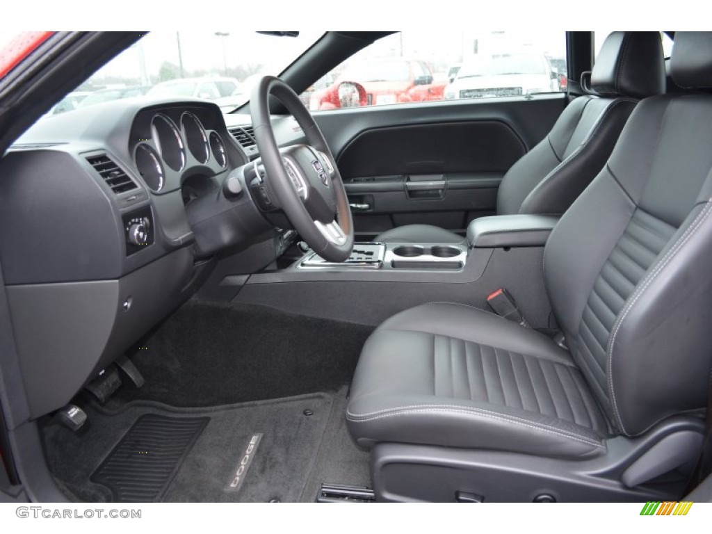 Dark Slate Gray Interior 2012 Dodge Challenger SXT Plus Photo #77177498
