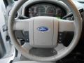 Medium Flint 2007 Ford F150 XLT SuperCab 4x4 Steering Wheel