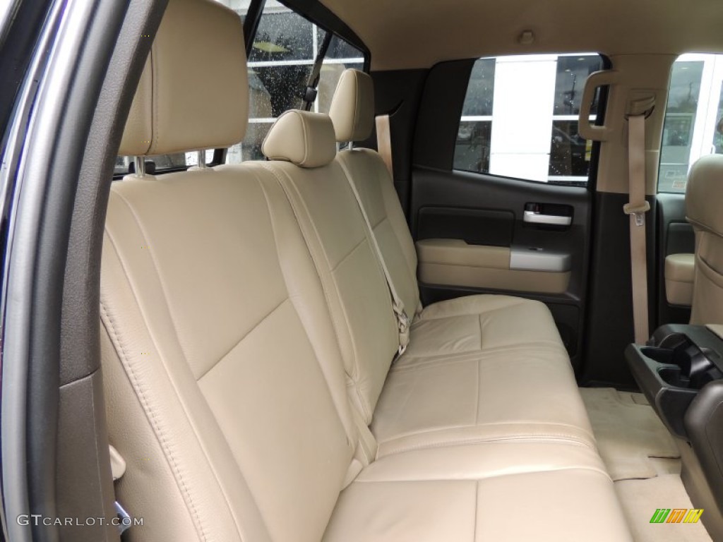 Beige Interior 2008 Toyota Tundra Limited Double Cab Photo #77177757