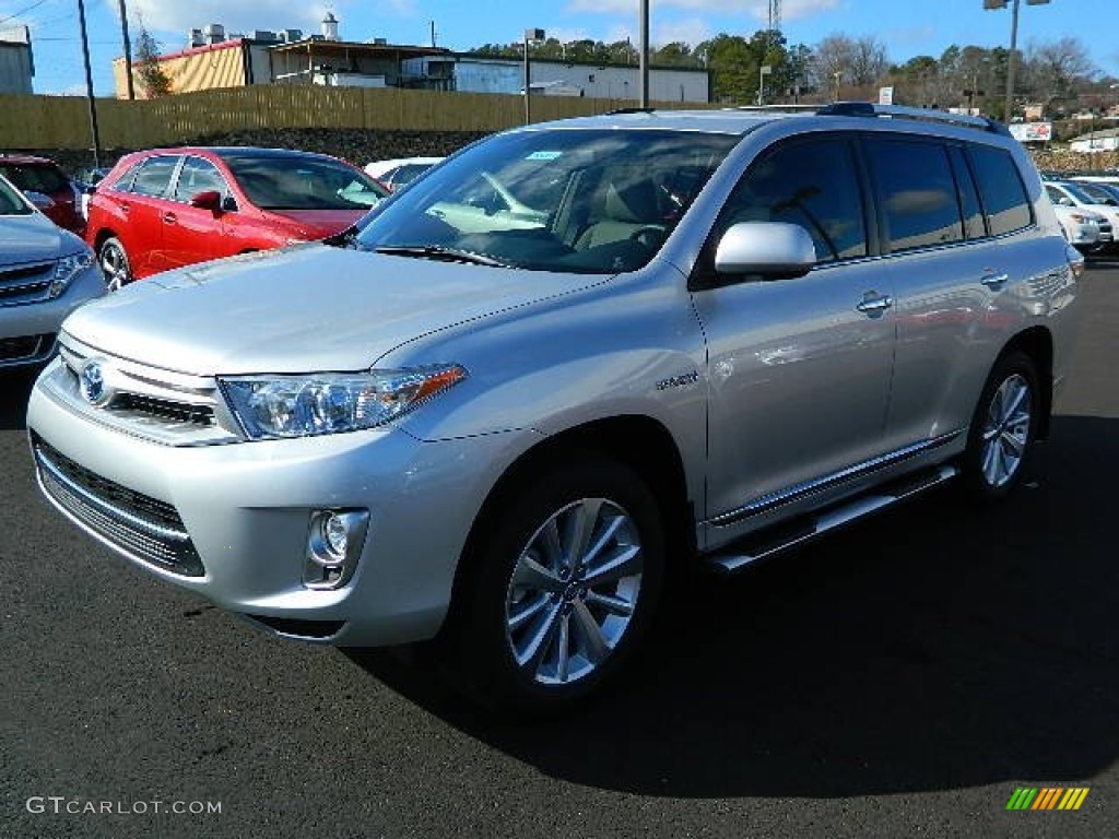 2013 Highlander Hybrid Limited 4WD - Classic Silver Metallic / Ash photo #7