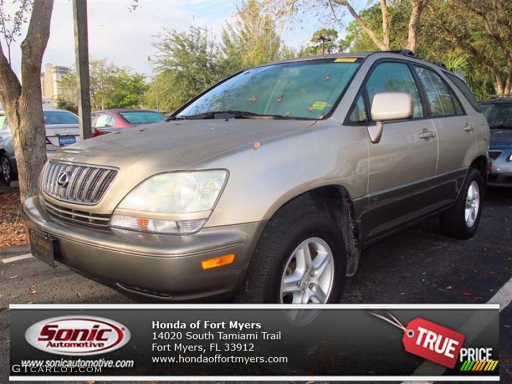 2001 RX 300 - Burnished Gold Metallic / Ivory photo #1