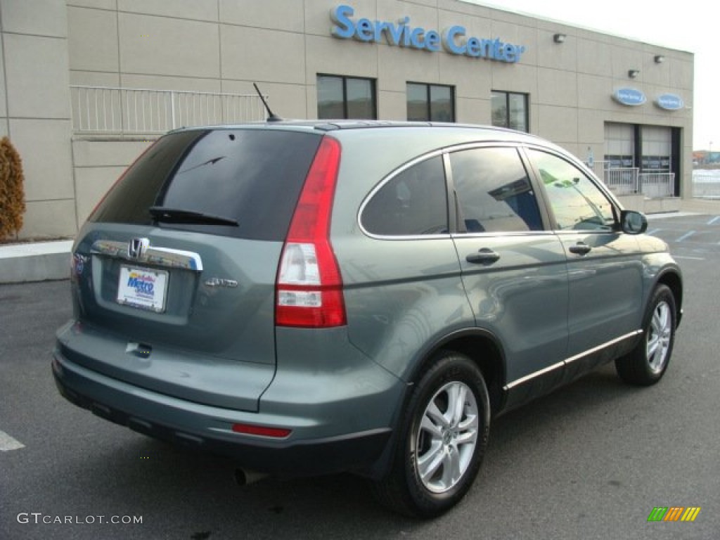 2011 CR-V EX 4WD - Opal Sage Metallic / Ivory photo #4