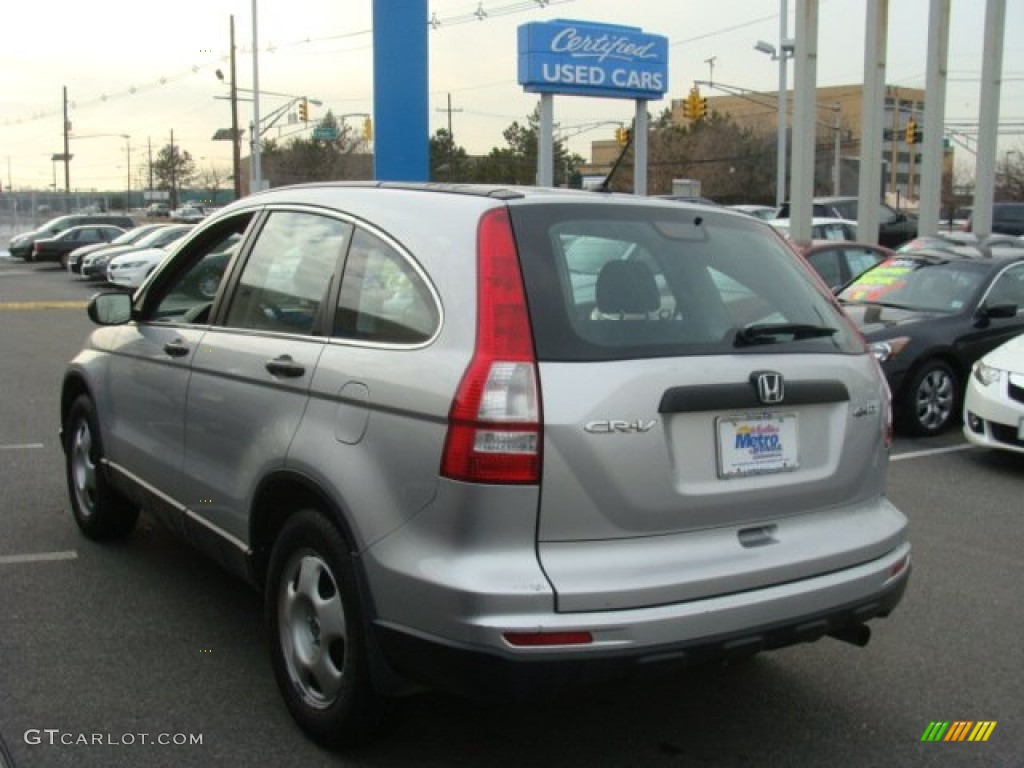 2010 CR-V LX AWD - Alabaster Silver Metallic / Black photo #6