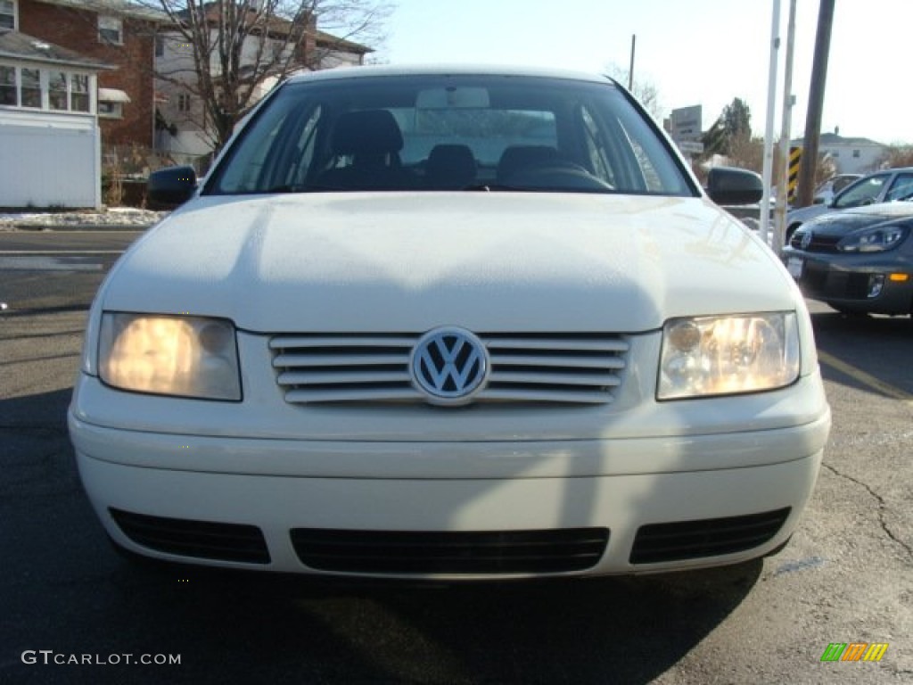 1999 Jetta GL Sedan - Cool White / Black photo #2