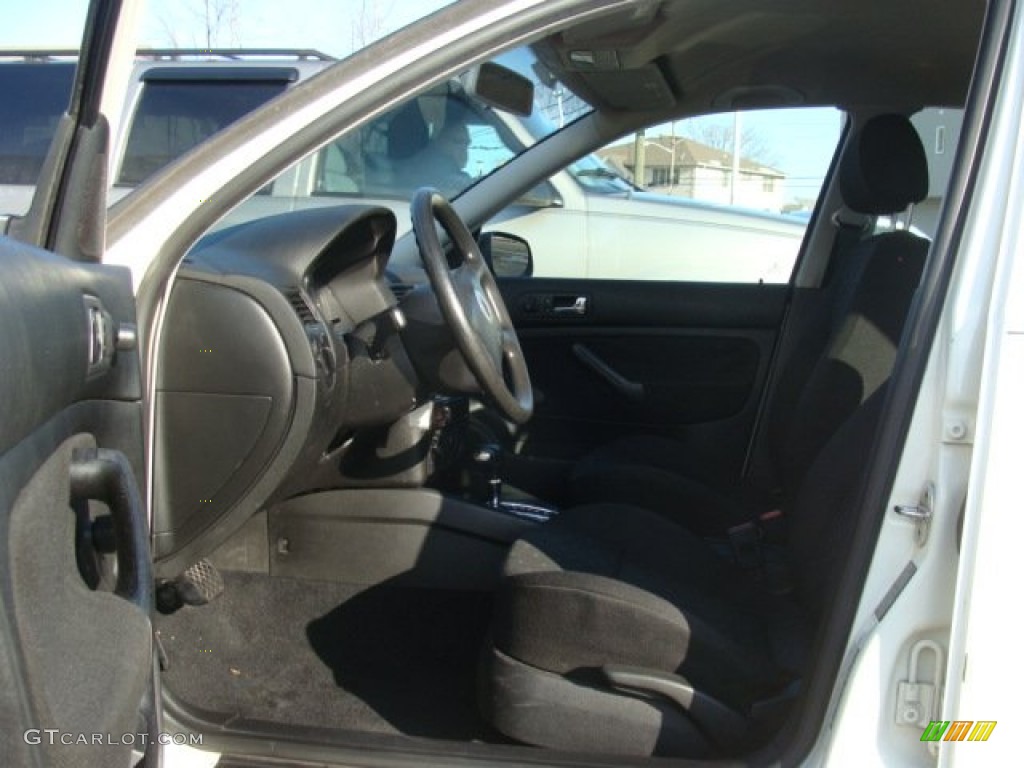 1999 Jetta GL Sedan - Cool White / Black photo #6