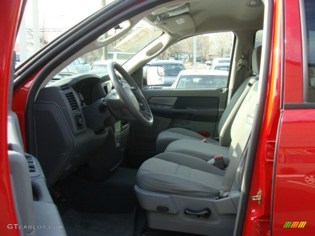 2007 Ram 1500 SLT Quad Cab 4x4 - Flame Red / Medium Slate Gray photo #8