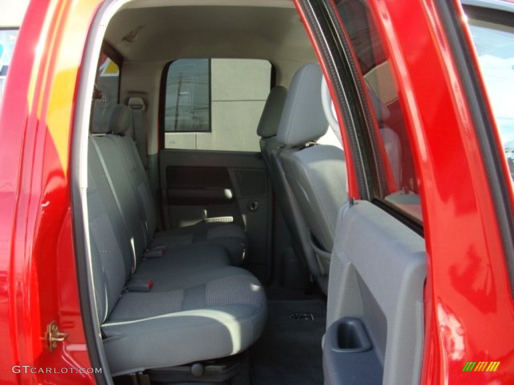 2007 Ram 1500 SLT Quad Cab 4x4 - Flame Red / Medium Slate Gray photo #13