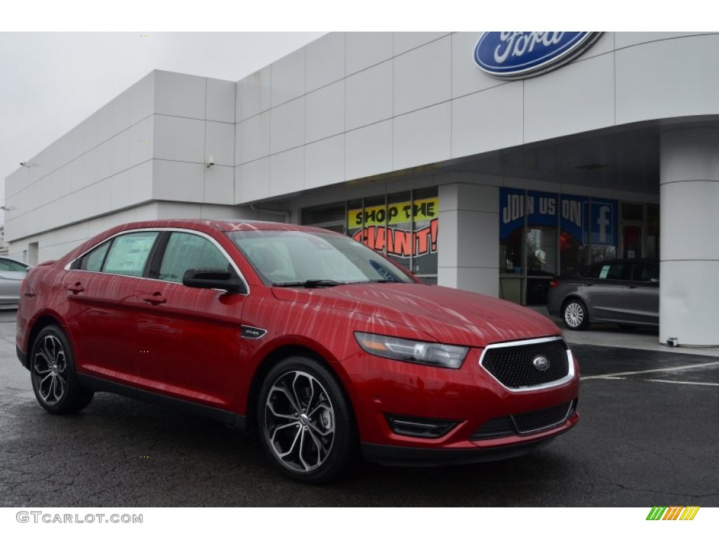 Ruby Red Metallic Ford Taurus