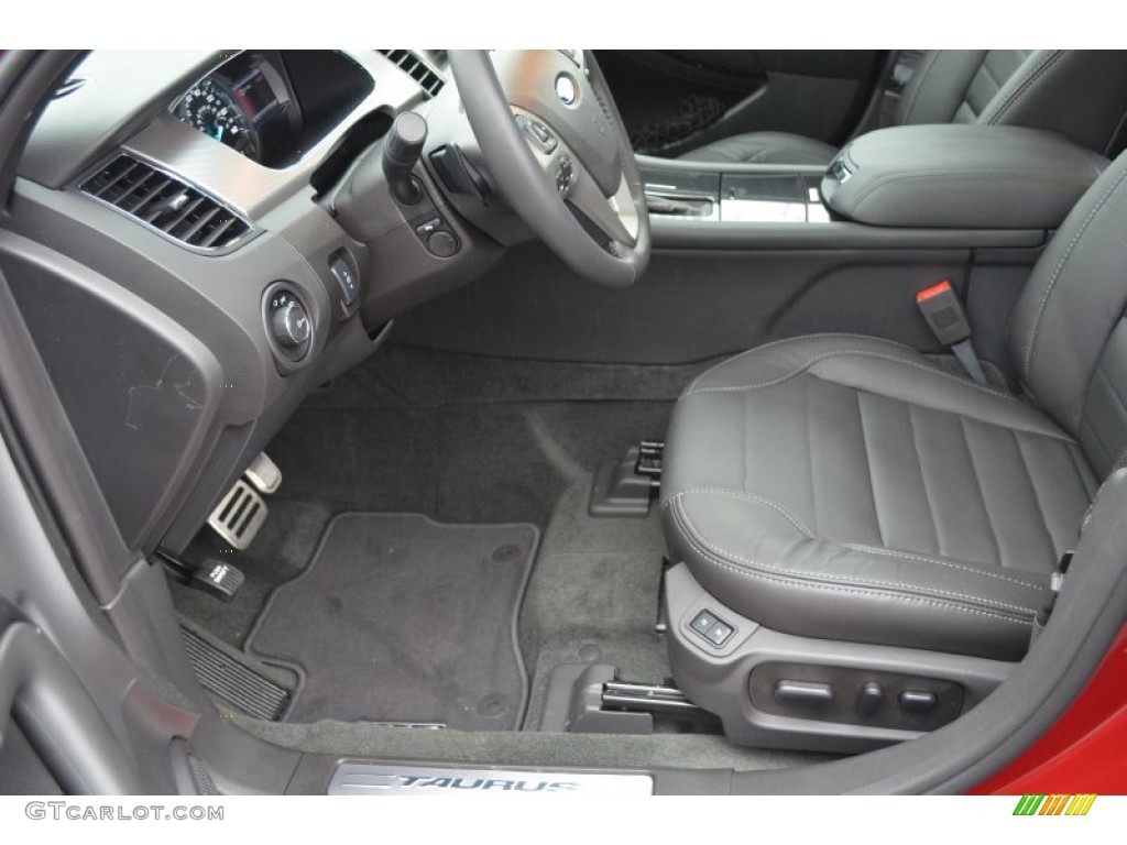 2013 Taurus SHO AWD - Ruby Red Metallic / SHO Charcoal Black Leather photo #10