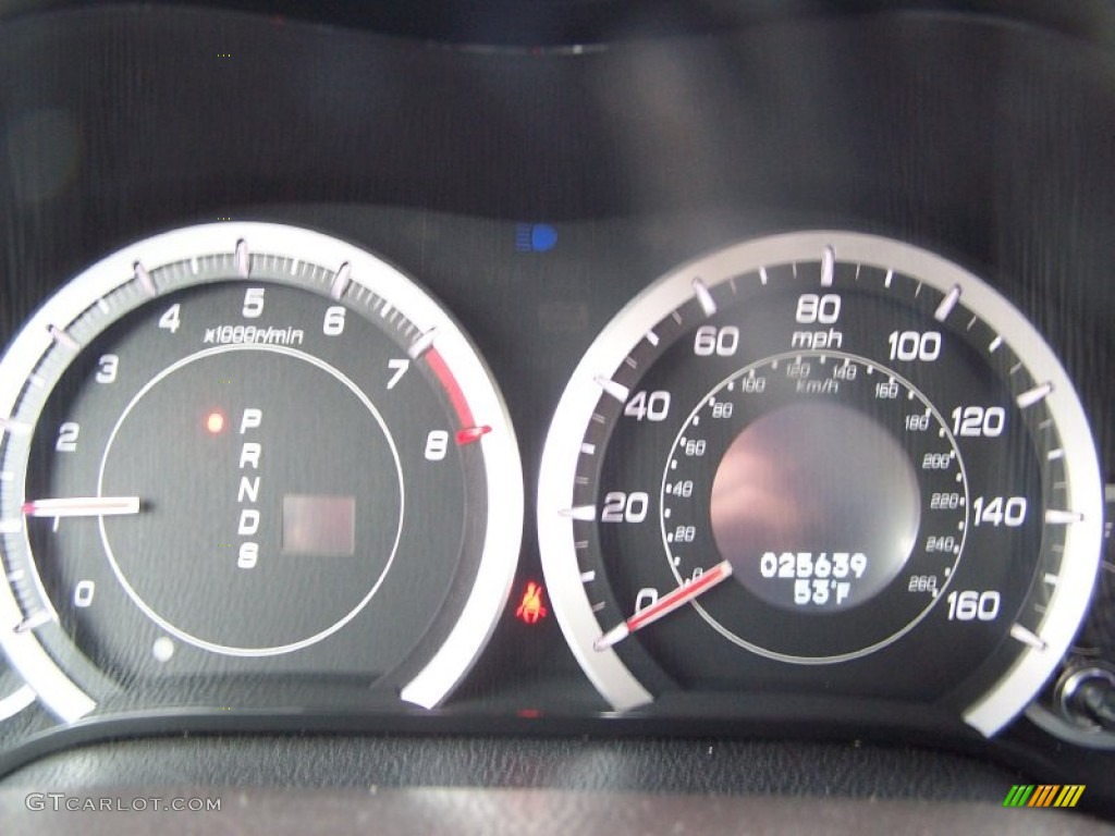 2010 Acura TSX Sedan Gauges Photo #77182425