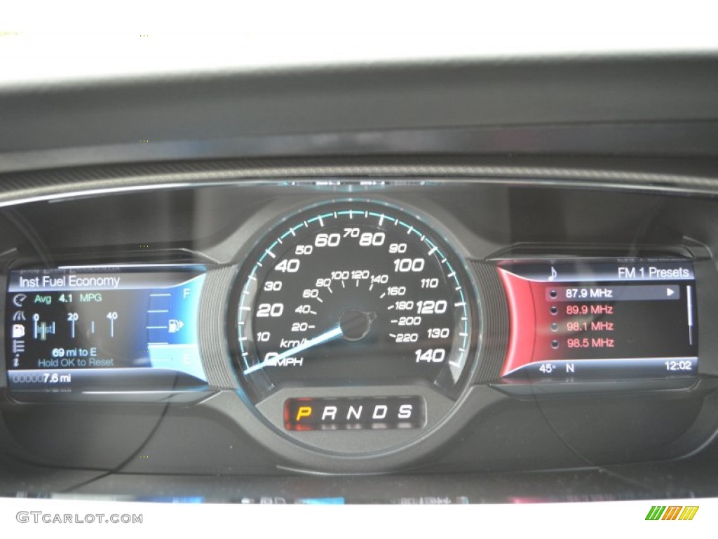 2013 Taurus SHO AWD - Ruby Red Metallic / SHO Charcoal Black Leather photo #33