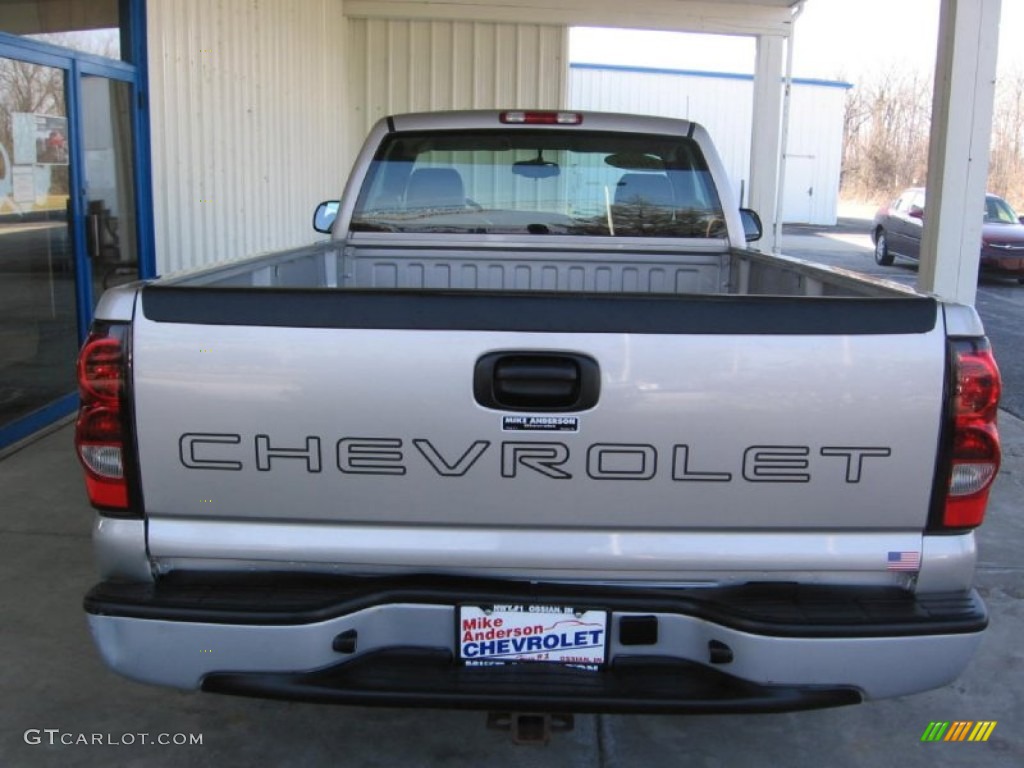 2006 Silverado 1500 Work Truck Regular Cab - Silver Birch Metallic / Dark Charcoal photo #8