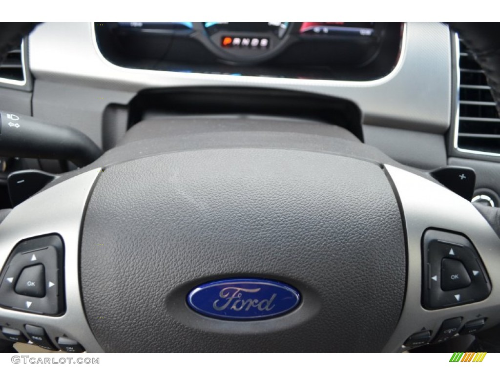 2013 Taurus SHO AWD - Ruby Red Metallic / SHO Charcoal Black Leather photo #46