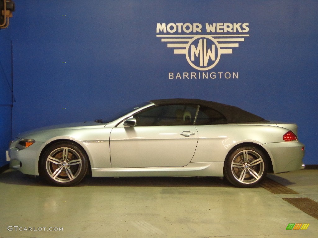 2007 M6 Convertible - Silverstone Silver Metallic / Silverstone II photo #8