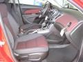 Jet Black/Sport Red 2013 Chevrolet Cruze LT/RS Interior Color