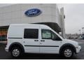2013 Frozen White Ford Transit Connect XLT Van  photo #2