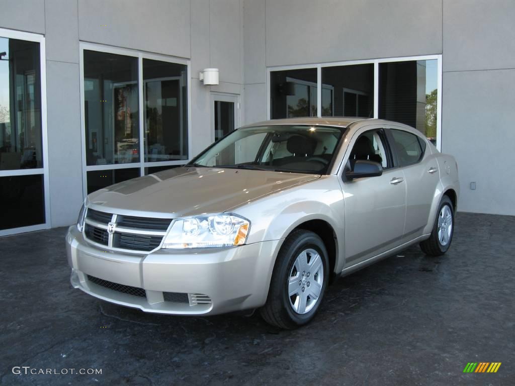 Light Sandstone Metallic Dodge Avenger