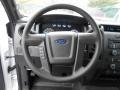 Steel Gray 2013 Ford F150 XL Regular Cab Steering Wheel