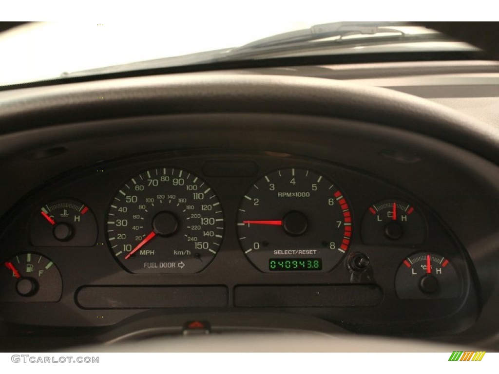 2003 Ford Mustang GT Coupe Gauges Photo #77185586