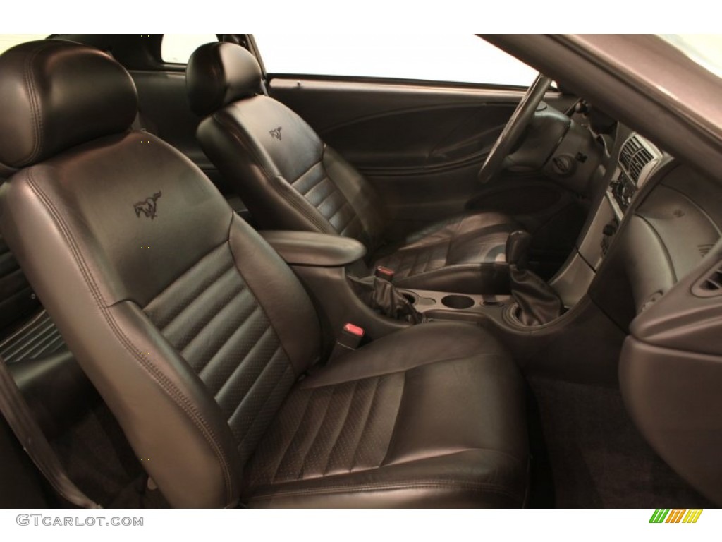 Dark Charcoal Interior 2003 Ford Mustang GT Coupe Photo #77185724