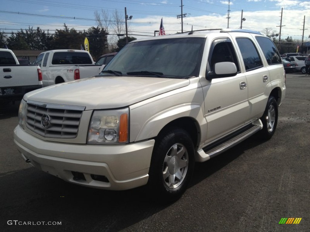 White Diamond 2002 Cadillac Escalade AWD Exterior Photo #77185844