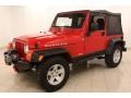 Flame Red 2006 Jeep Wrangler Rubicon 4x4 Exterior