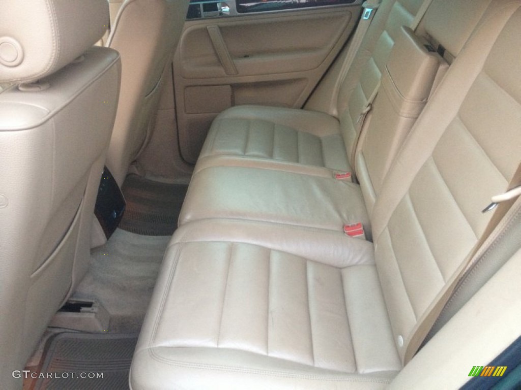 Pure Beige Interior 2004 Volkswagen Touareg V6 Photo #77186027