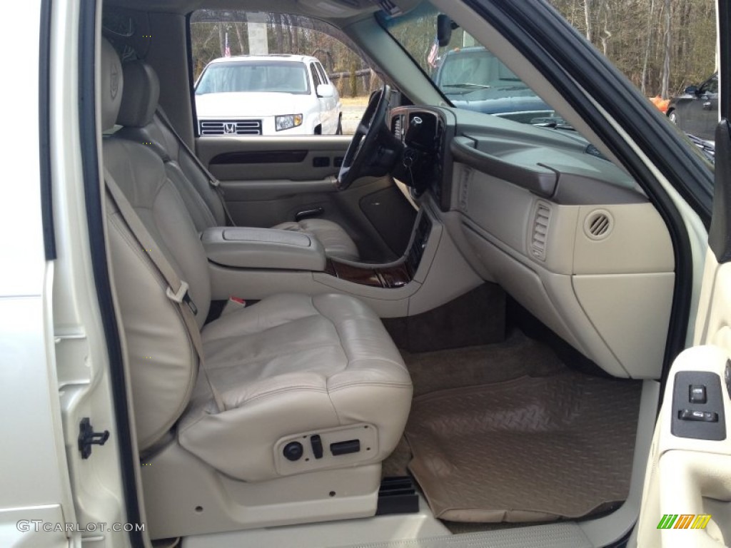 Shale Interior 2002 Cadillac Escalade AWD Photo #77186039