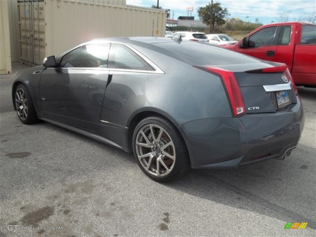 Thunder Gray ChromaFlair 2011 Cadillac CTS -V Coupe Exterior Photo #77187189
