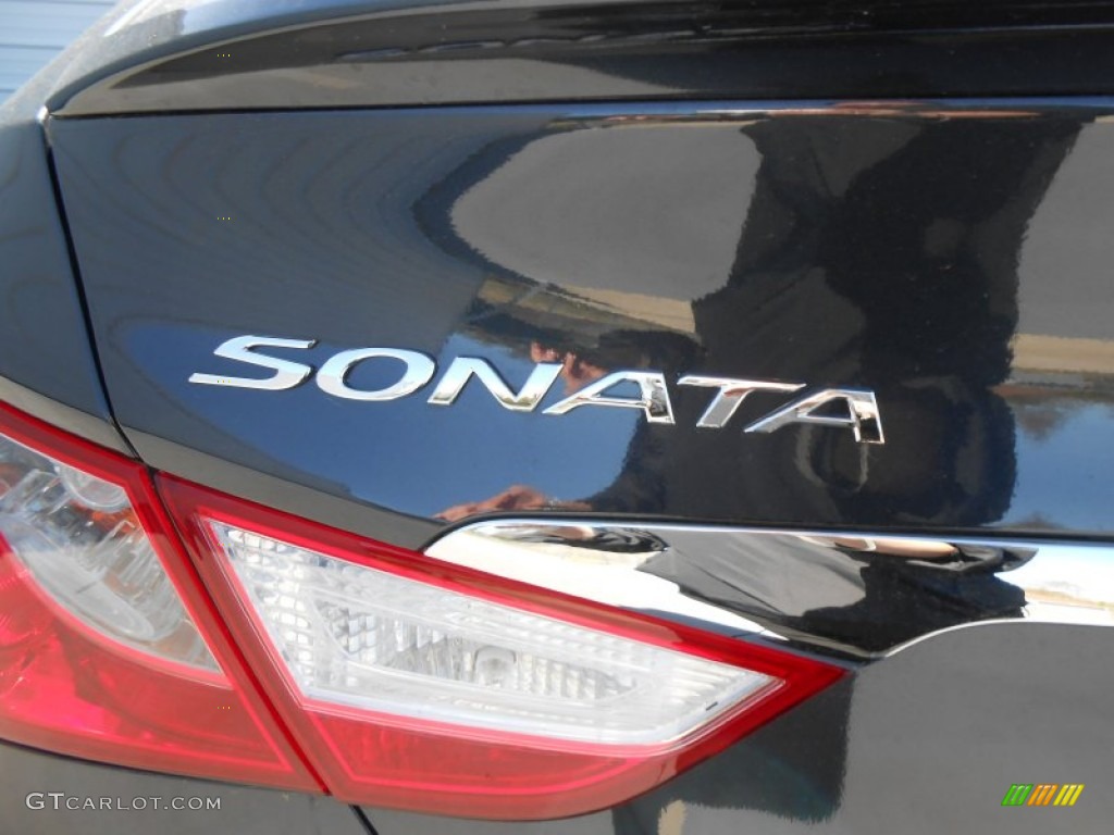 2013 Sonata SE 2.0T - Pacific Blue Pearl / Gray photo #6