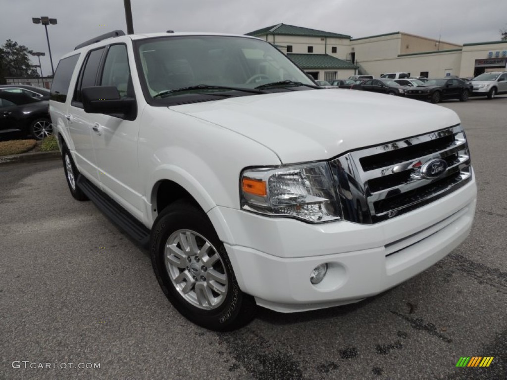 2012 Expedition EL XLT - Oxford White / Camel photo #1