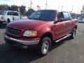 2002 Toreador Red Metallic Ford F150 XLT SuperCab 4x4  photo #1