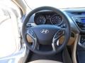 2013 Shimmering White Hyundai Elantra GLS  photo #29