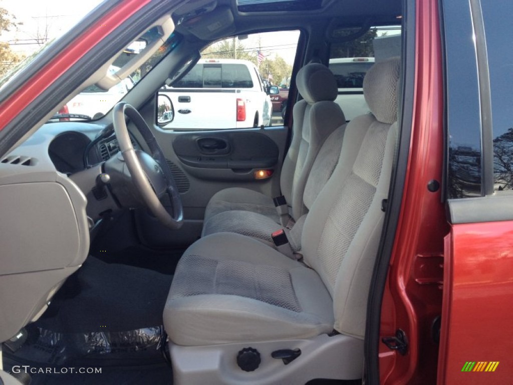 Dark Graphite Interior 2002 Ford F150 XLT SuperCab 4x4 Photo #77188826
