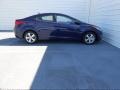 2013 Indigo Night Hyundai Elantra Limited  photo #2