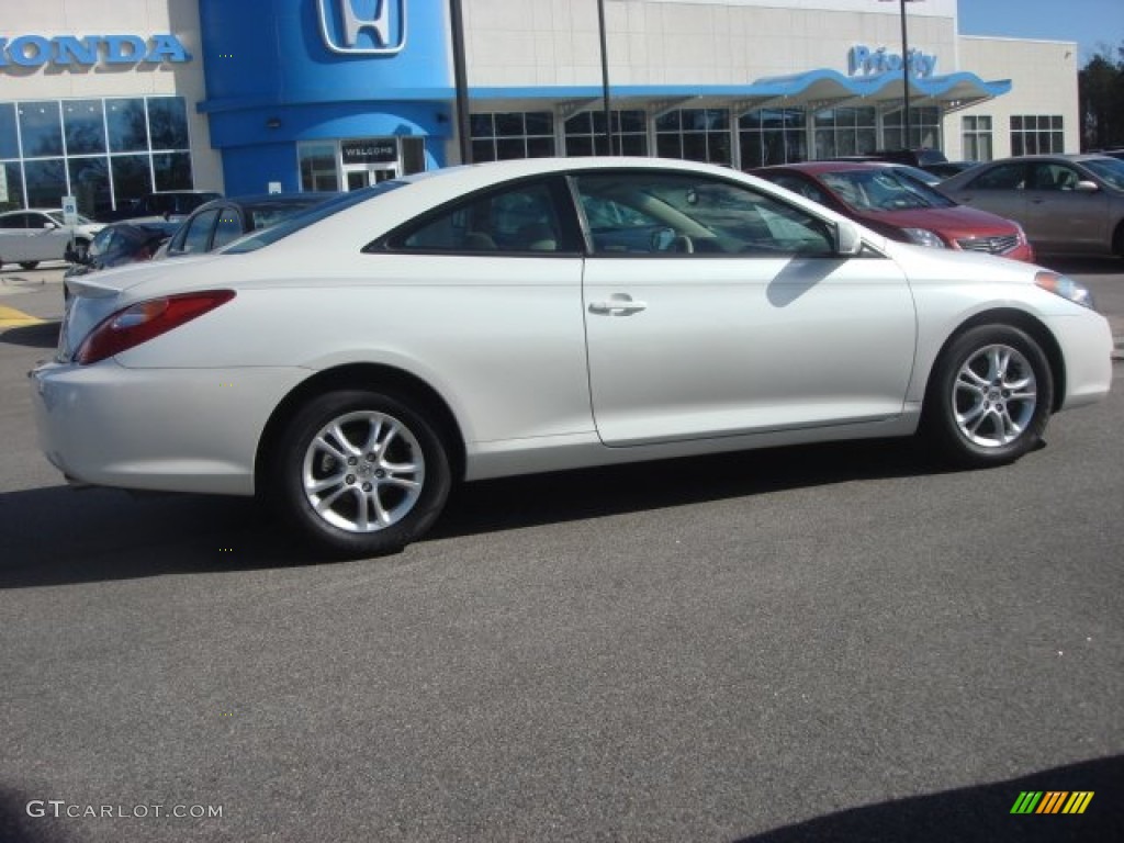 2006 Solara SLE Coupe - Arctic Frost Pearl / Ivory photo #5
