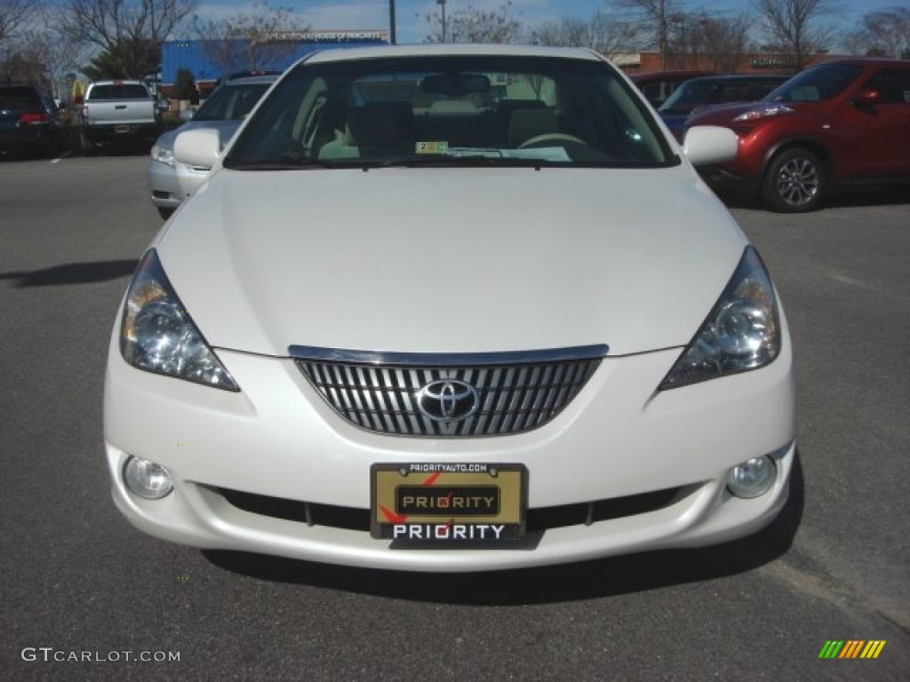 2006 Solara SLE Coupe - Arctic Frost Pearl / Ivory photo #7