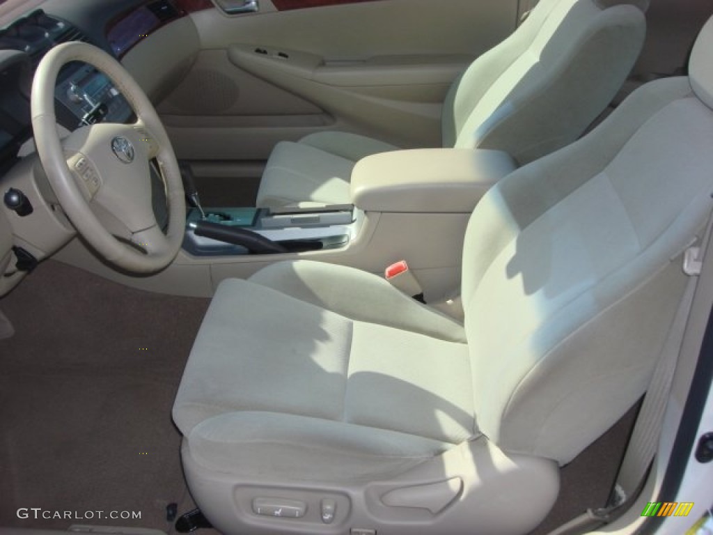 2006 Solara SLE Coupe - Arctic Frost Pearl / Ivory photo #8