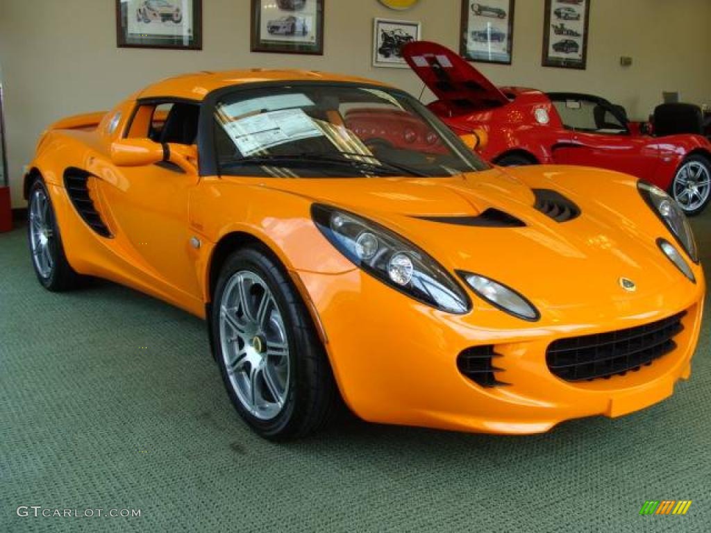 2008 Elise SC Supercharged - Chrome Orange / Black photo #1