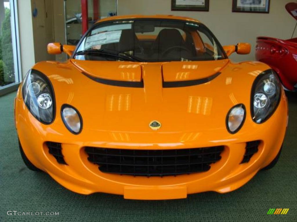 2008 Elise SC Supercharged - Chrome Orange / Black photo #2