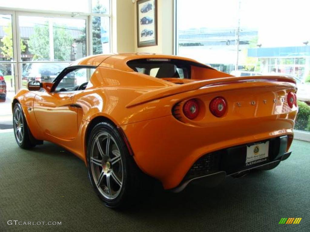 2008 Elise SC Supercharged - Chrome Orange / Black photo #5