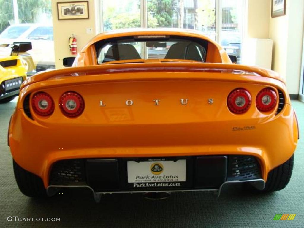 2008 Elise SC Supercharged - Chrome Orange / Black photo #6
