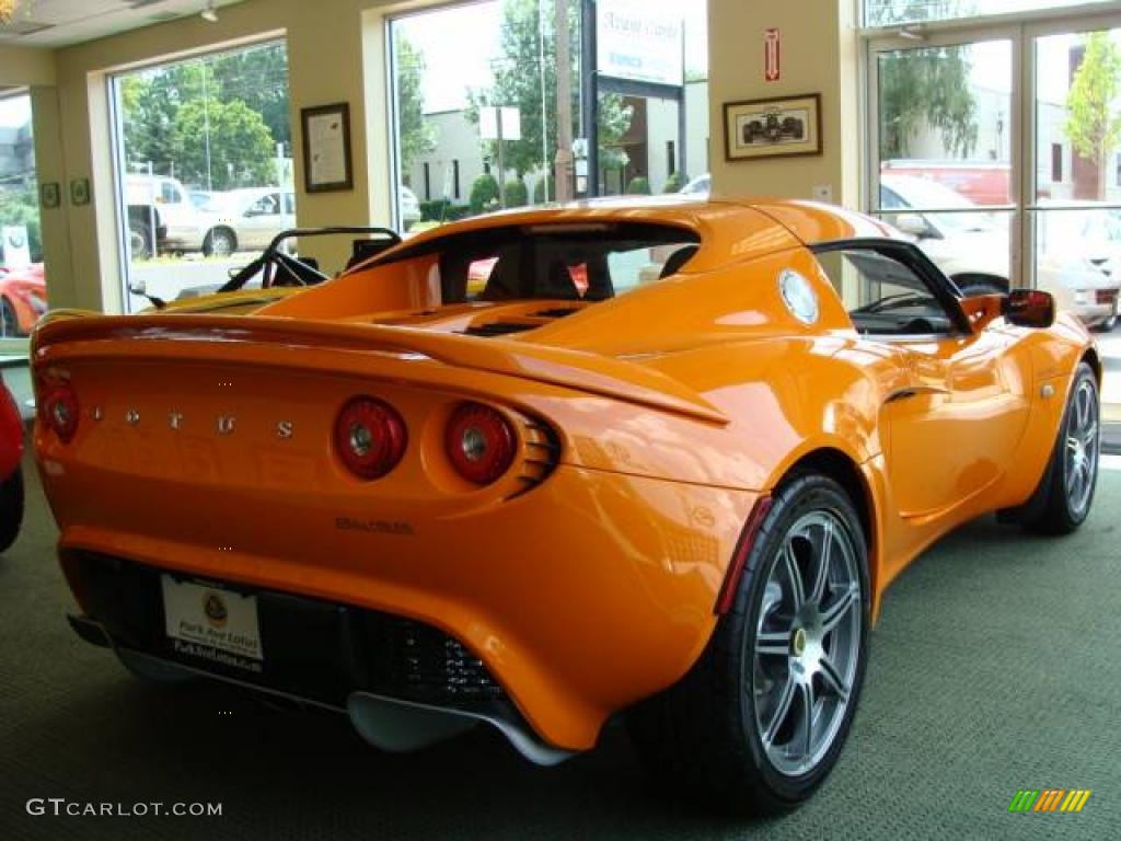 2008 Elise SC Supercharged - Chrome Orange / Black photo #7
