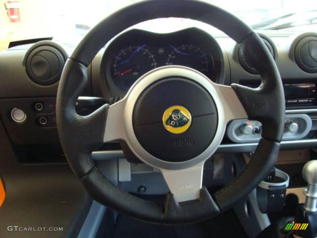 2008 Lotus Elise SC Supercharged Black Steering Wheel Photo #7719048