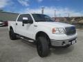 2008 Oxford White Ford F150 Lariat SuperCrew 4x4  photo #1