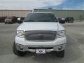 2008 Oxford White Ford F150 Lariat SuperCrew 4x4  photo #2