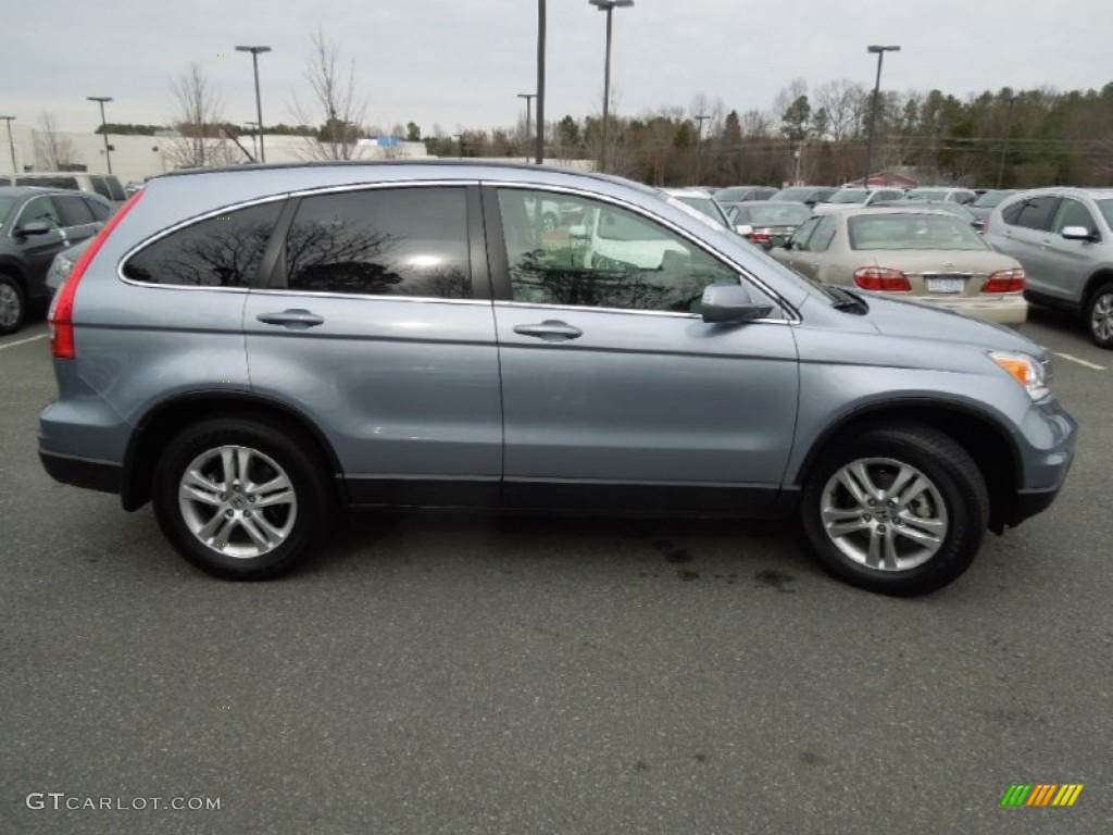 2011 CR-V EX-L - Glacier Blue Metallic / Gray photo #3