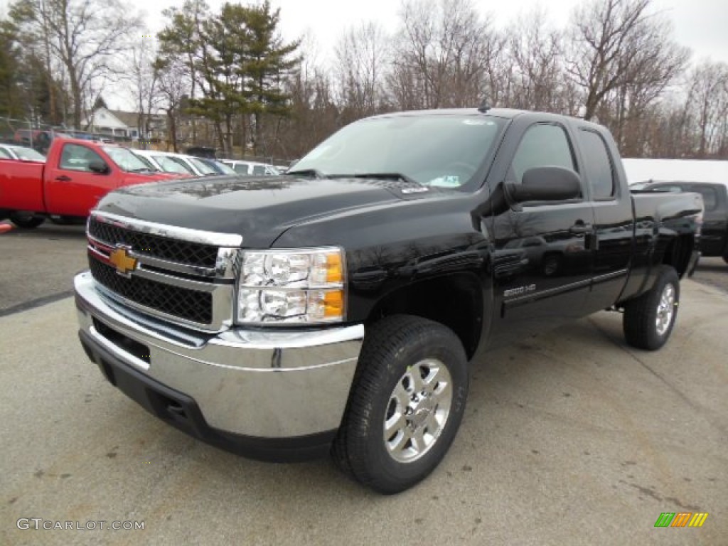 2013 Black Chevrolet Silverado 2500hd Lt Extended Cab 4x4