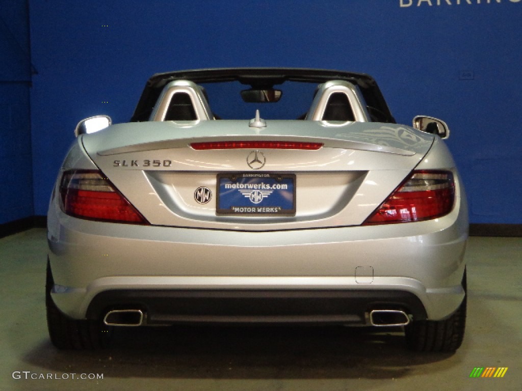 2012 SLK 350 Roadster - Iridium Silver Metallic / Black photo #11